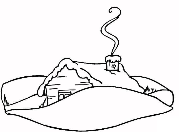 Log Cabin Coloring Game Log Cabin