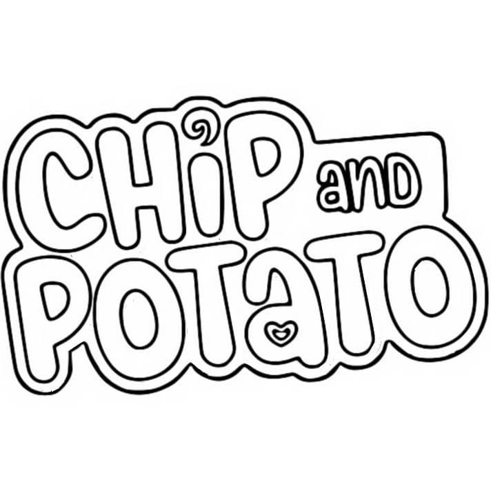 Logo Chip and Potato Coloring Game Logo Chip and Potato
