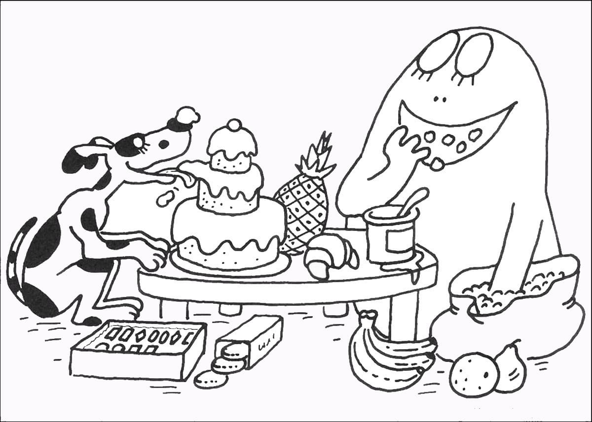 Lolita with Barbapapa Coloring Game Lolita with Barbapapa