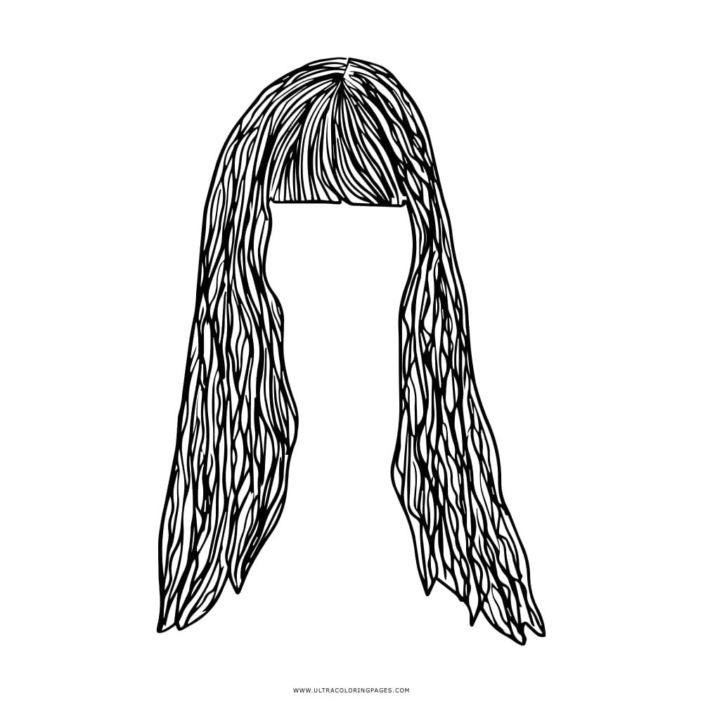 Long Hair 1 Coloring Game Long Hair 1