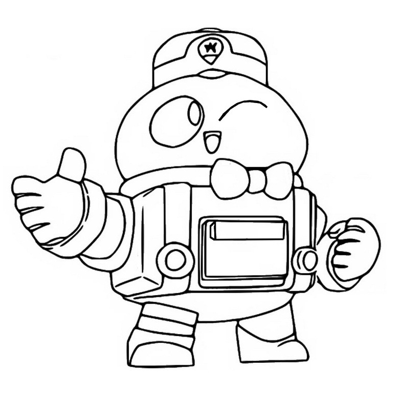 Lou Brawl Stars Coloring Game Lou Brawl Stars