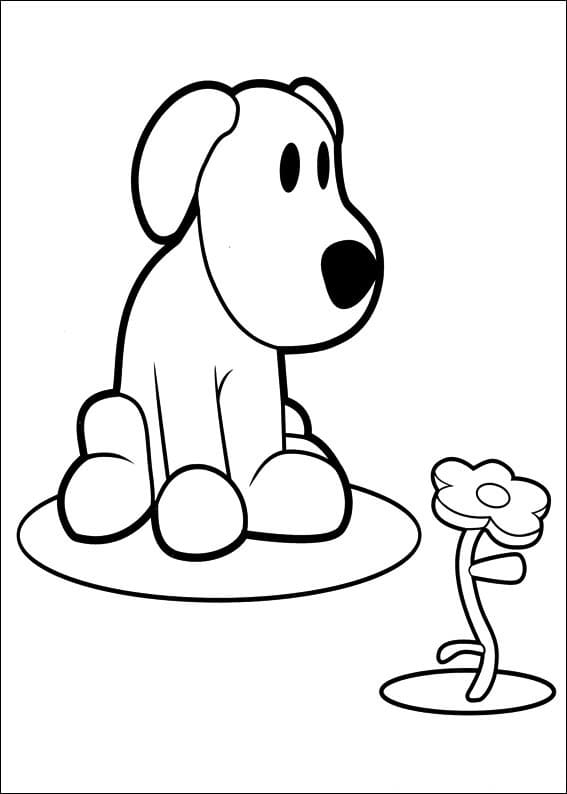 Loula and Flower Coloring Game Loula and Flower