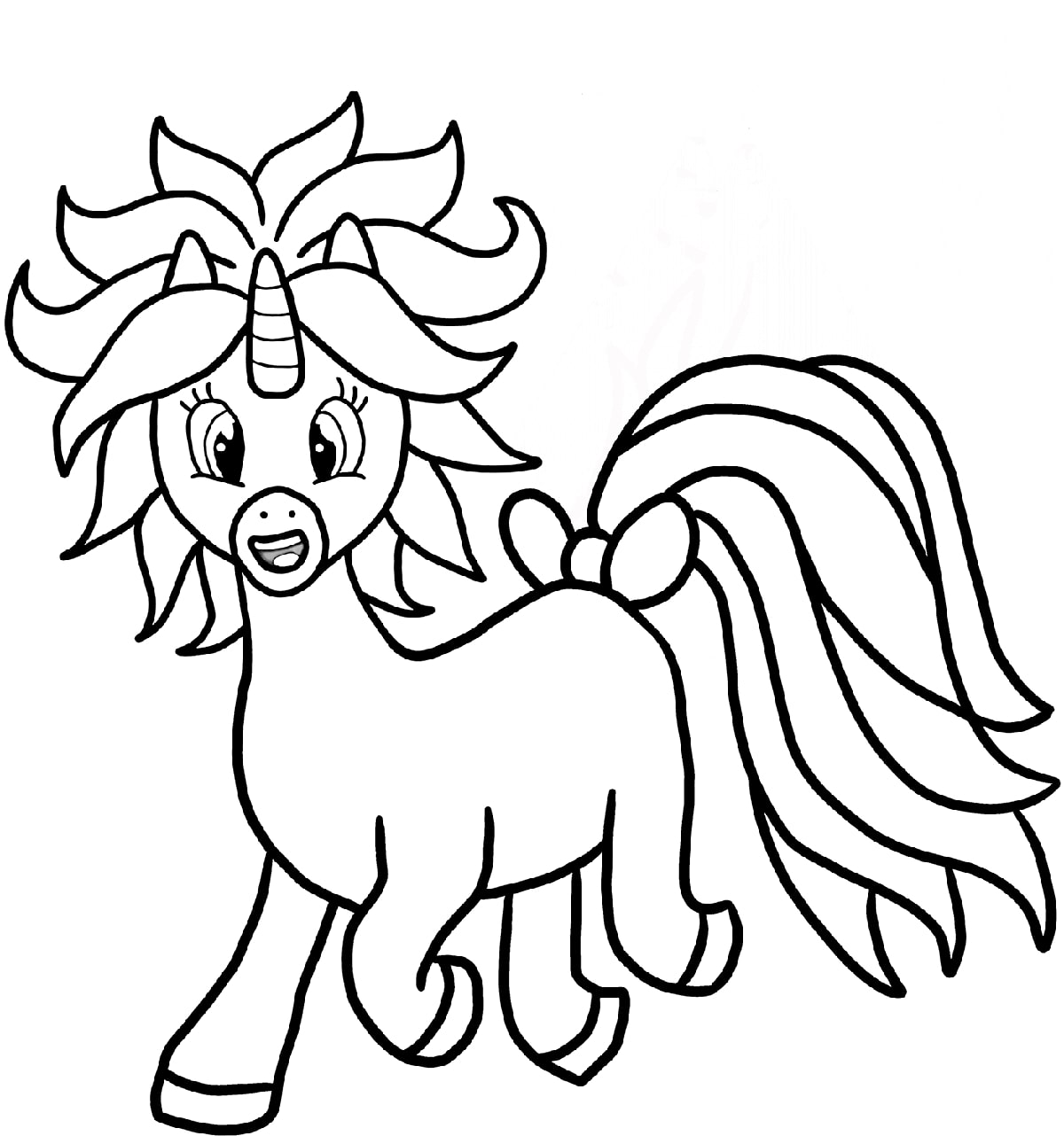 Lovely Baby Unicorn Coloring Game Lovely Baby Unicorn