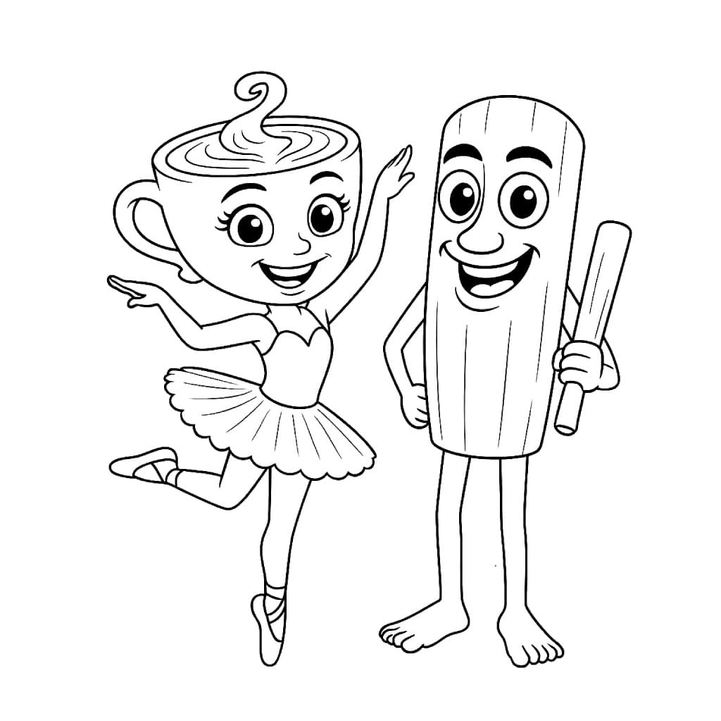 Lovely Ballerina Cappuccina Coloring Game Lovely Ballerina Cappuccina