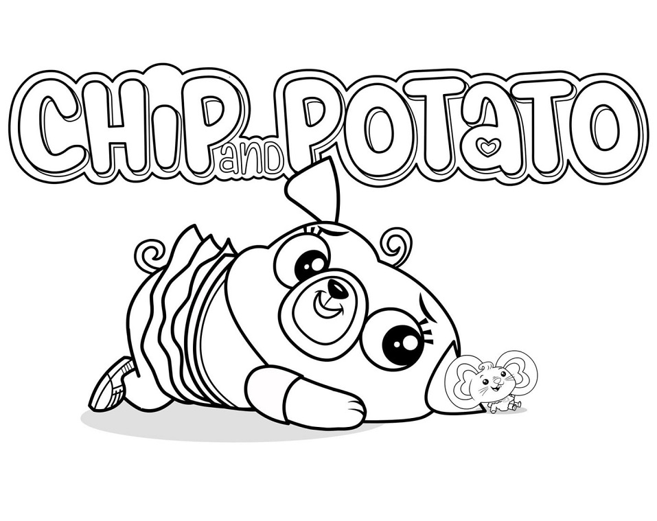 Lovely Chip and Potato Coloring Game Lovely Chip and Potato