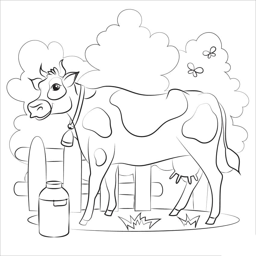 Lovely Cow Coloring Game Lovely Cow