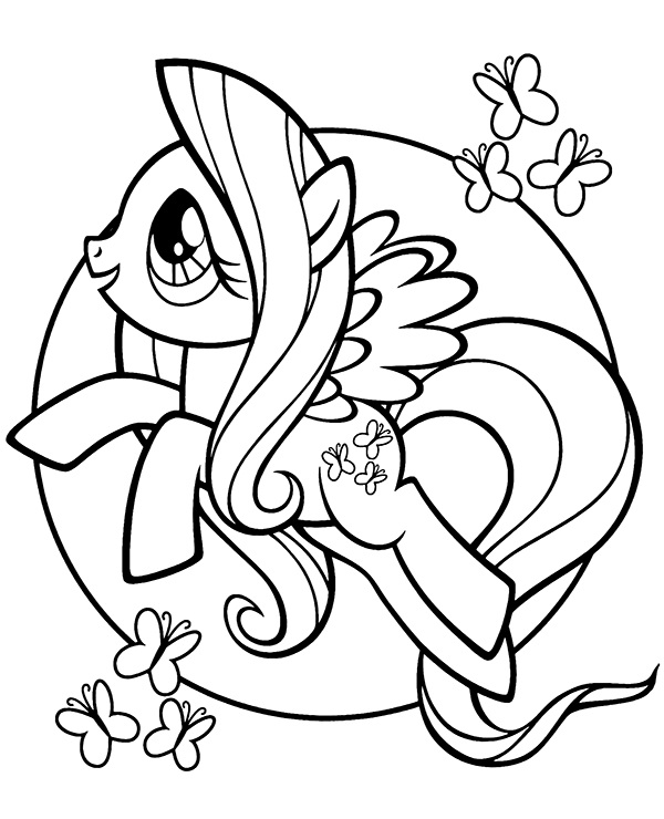 Lovely Fluttershy Coloring Game Lovely Fluttershy