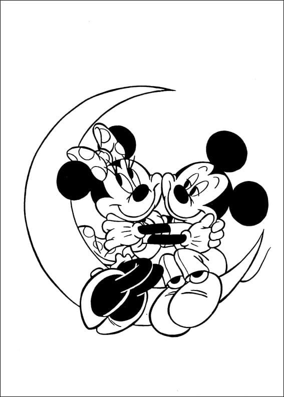 Lovely Mickey and Minnie