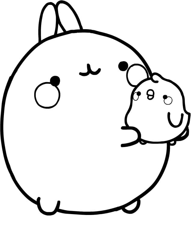 Lovely Molang and Piu-Piu