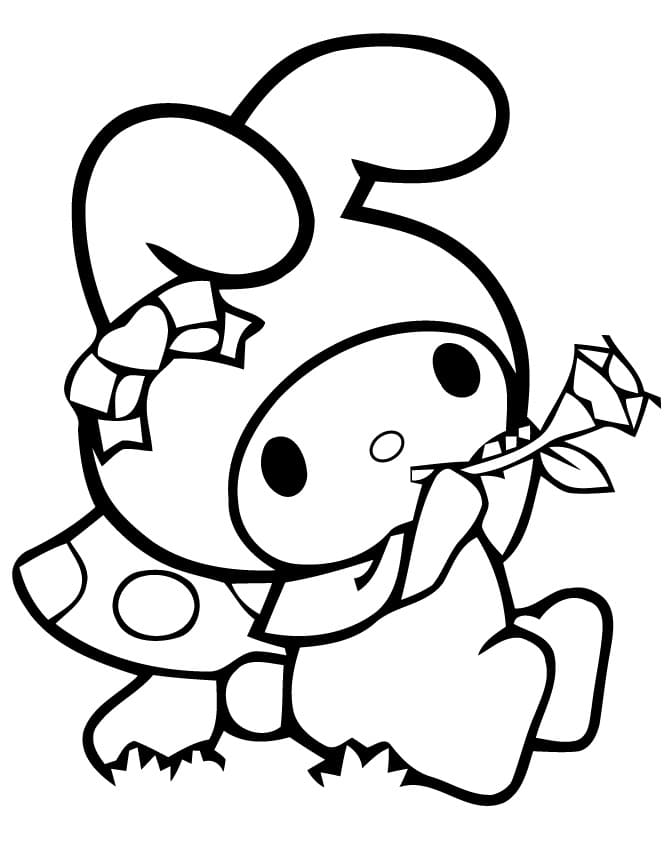 Lovely My Melody Coloring Game Lovely My Melody