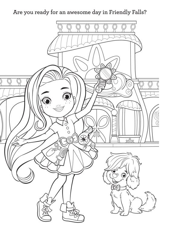 Lovely Sunny and Doodle Coloring Game Lovely Sunny and Doodle