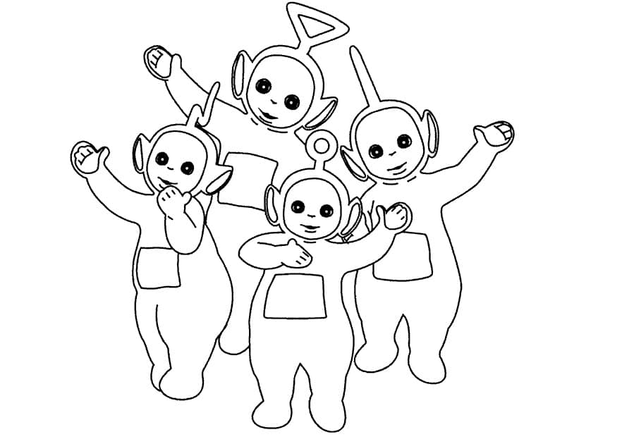 Teletubbies Coloring Games - ColoringGames.Net