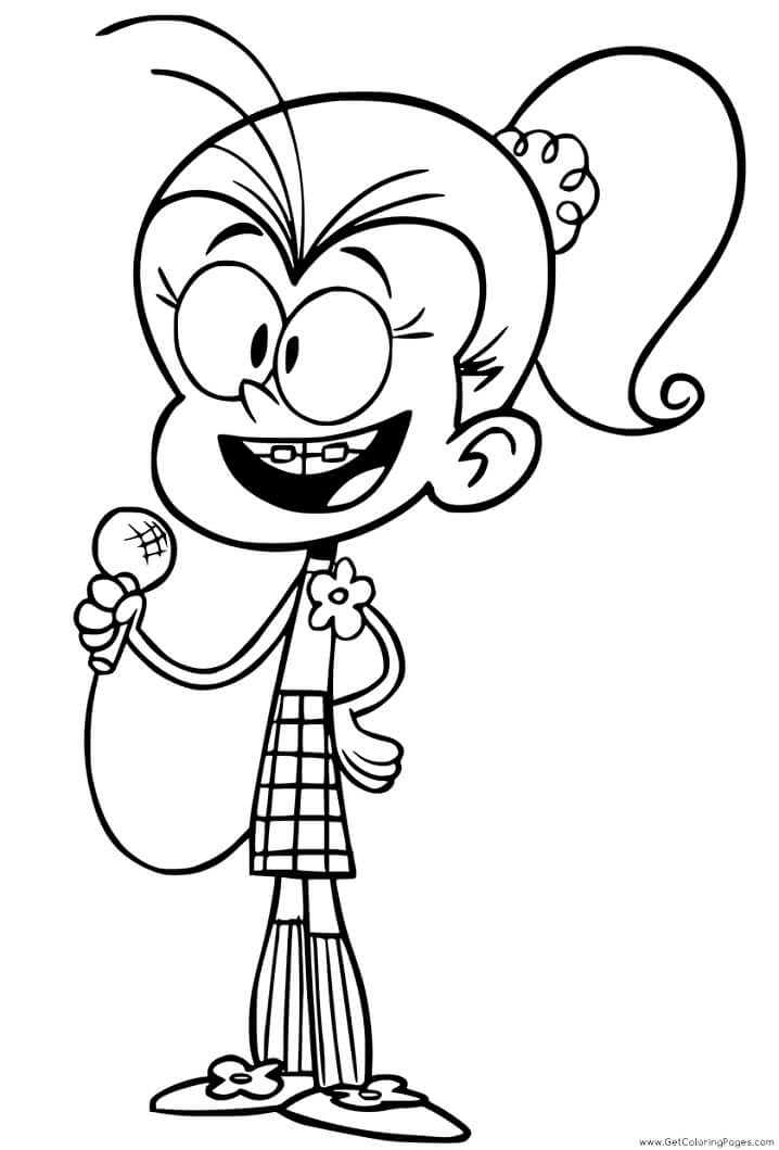 Luan Loud Coloring Game Luan Loud