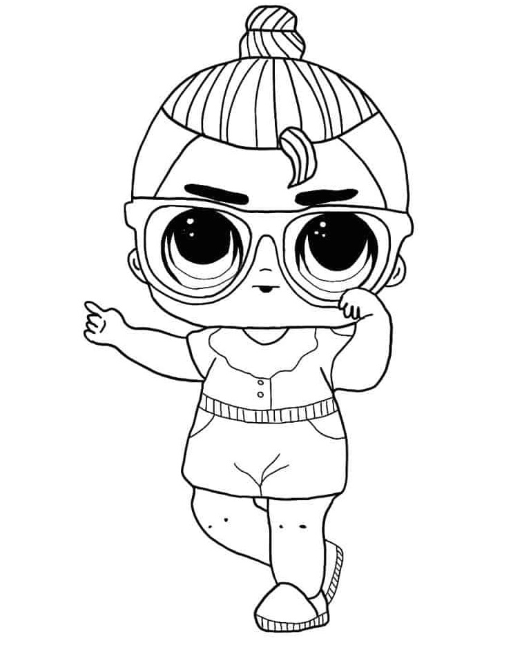 Luau LOL Boys Coloring Game Luau LOL Boys