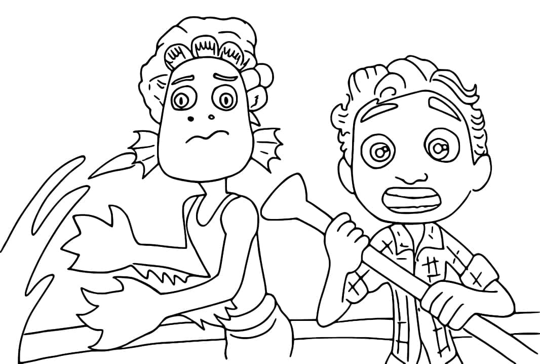Luca and Alberto Coloring Game Luca and Alberto