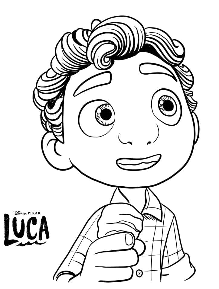 Luca and Ice Cream Coloring Game Luca and Ice Cream