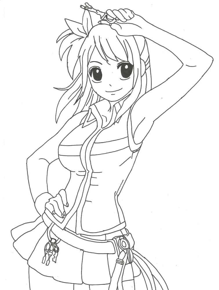 Lucy Heartfilia Smiling