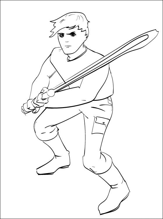 Luke Skywalker Drawing