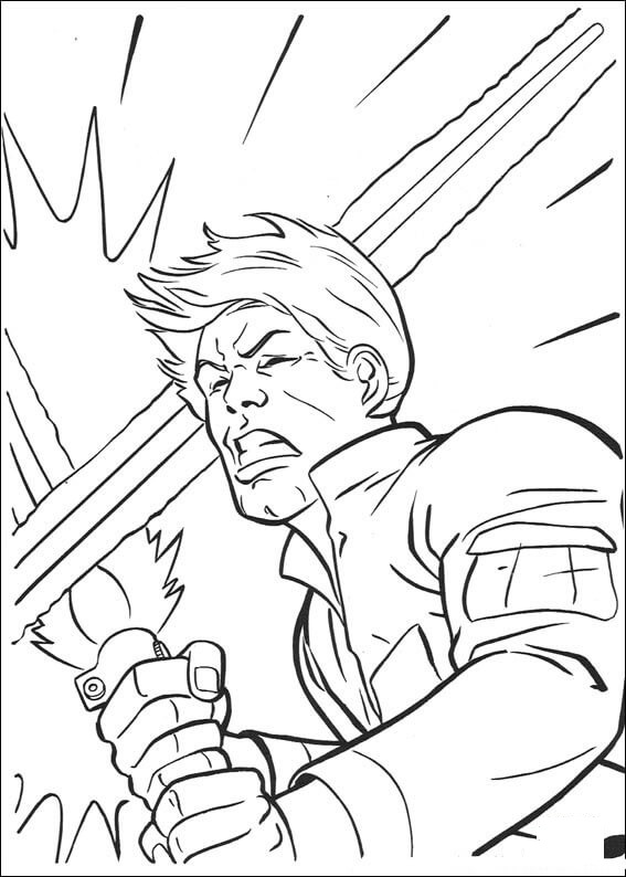 Luke Skywalker Lightsaber Fight