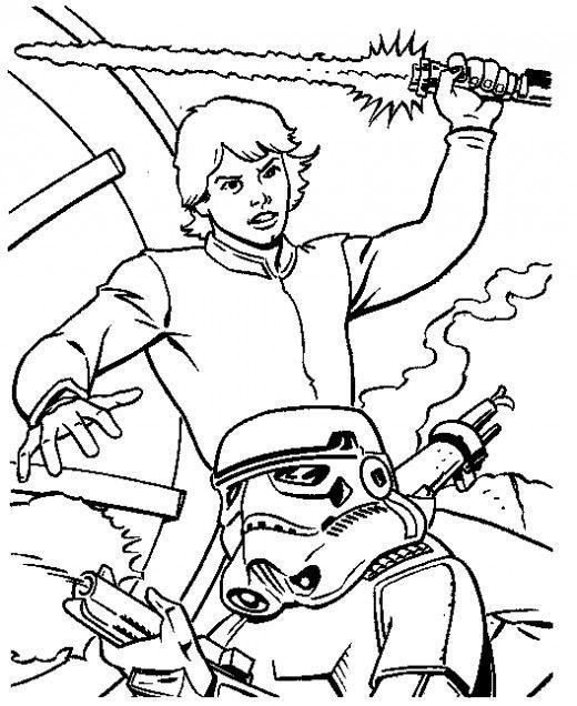 Luke Skywalker is Fighting