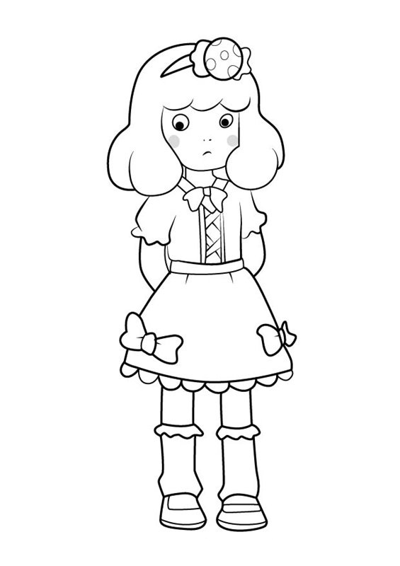Lulu from Yo kai Watch Coloring Game Lulu from Yo kai Watch