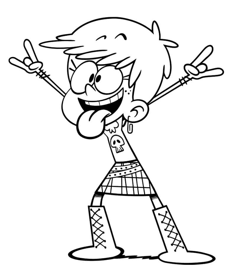 Luna Loud House Coloring Game Luna Loud House