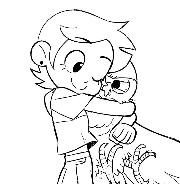 Luz Noceda and ‌Owl