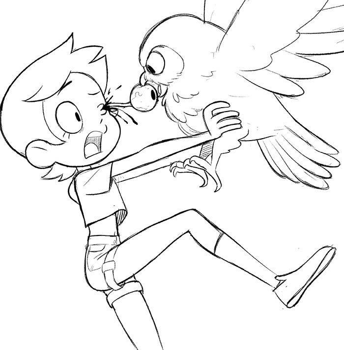 Luz Noceda with ‌Owl