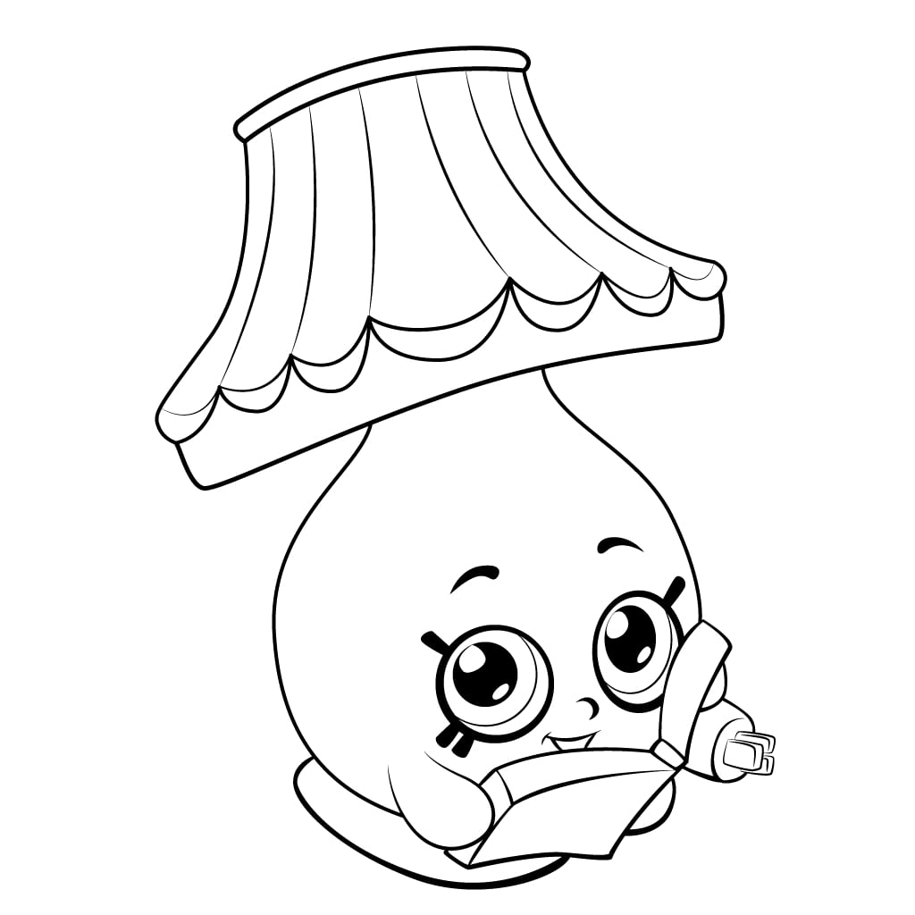 Lynn Lamp Shopkin Coloring Game Lynn Lamp Shopkin