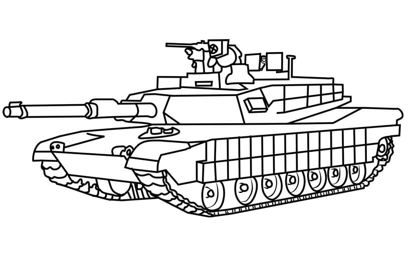 M1 Abrams Army Tank