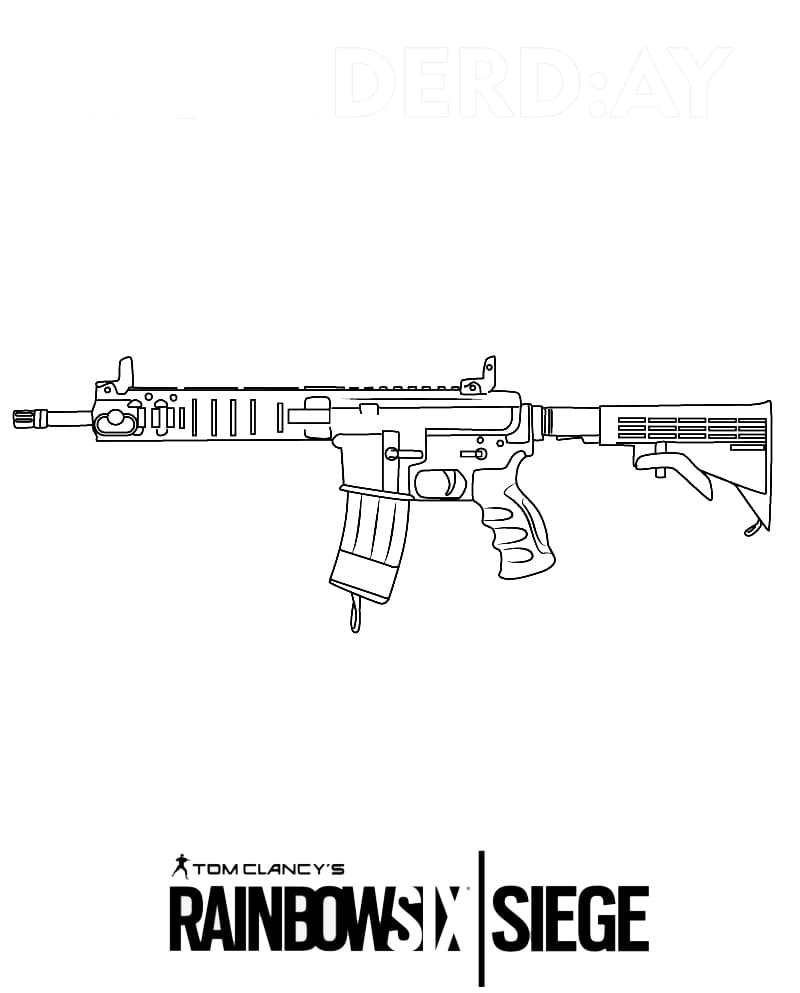 M4 AR Rainbow Six Siege