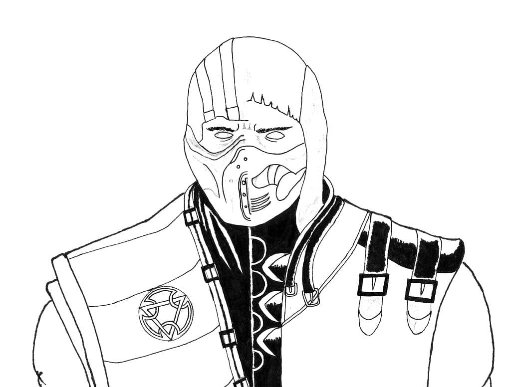 MK Sub-Zero 1 Coloring Game MK Sub-Zero 1