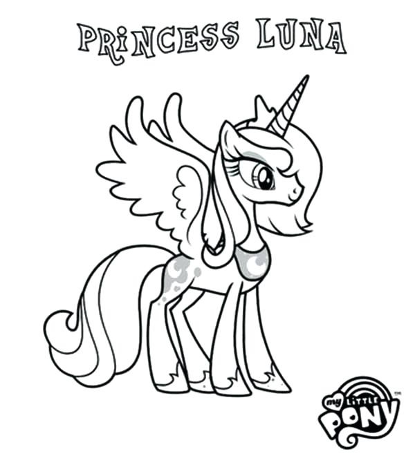 MLP Princess Luna Coloring Game MLP Princess Luna