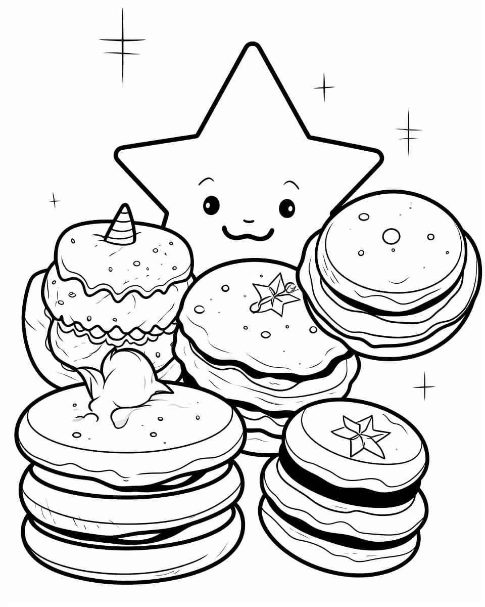 Macaron and Star