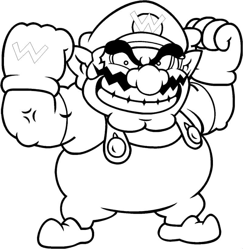 Wario Coloring Games - ColoringGames.Net