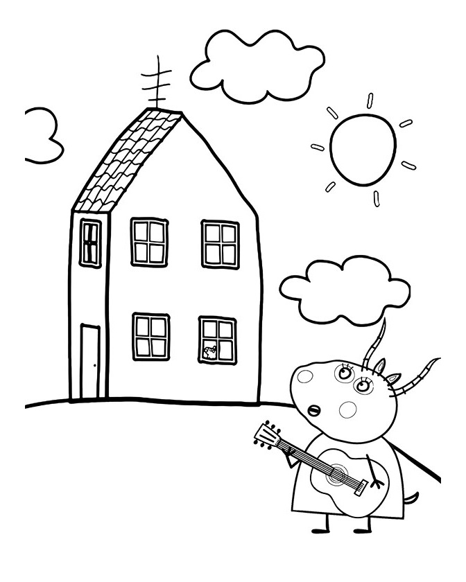 Madame Gazelle Singing Coloring Game Madame Gazelle Singing