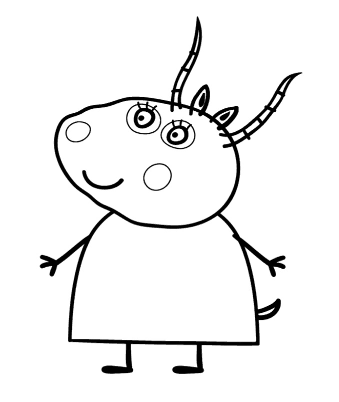 Madame Gazelle Coloring Game Madame Gazelle