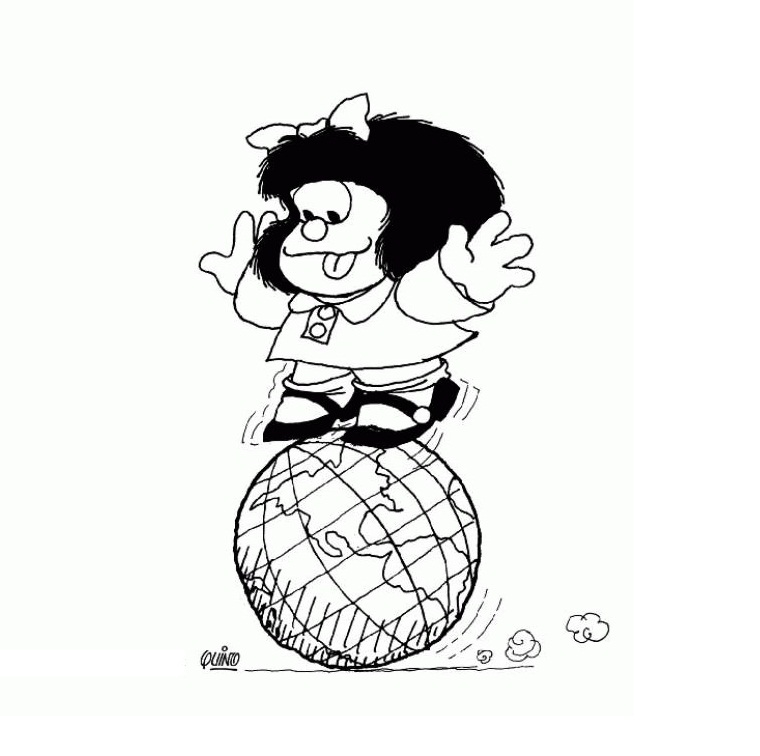 Mafalda and Globe
