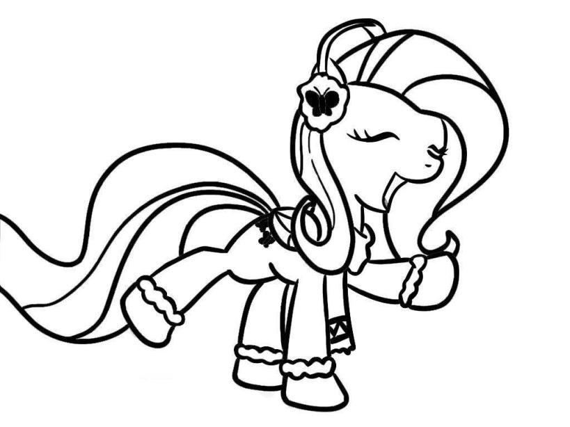 Magic Fluttershy Coloring Game Magic Fluttershy