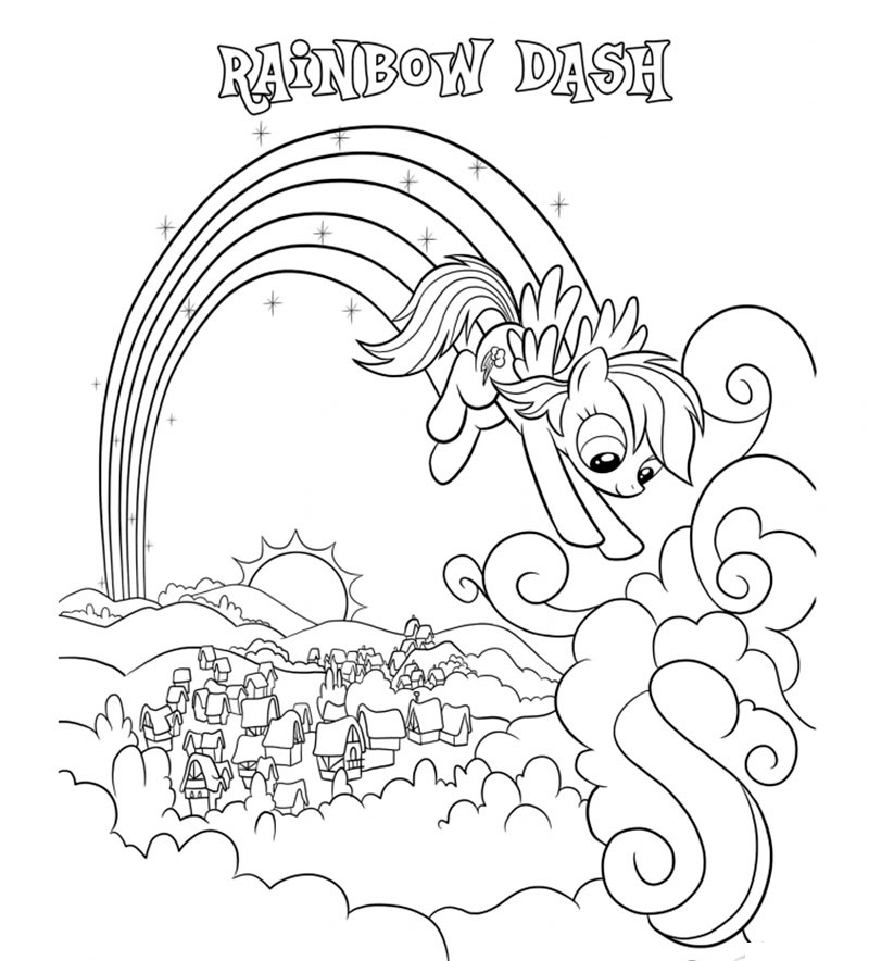 Magical Rainbow Dash