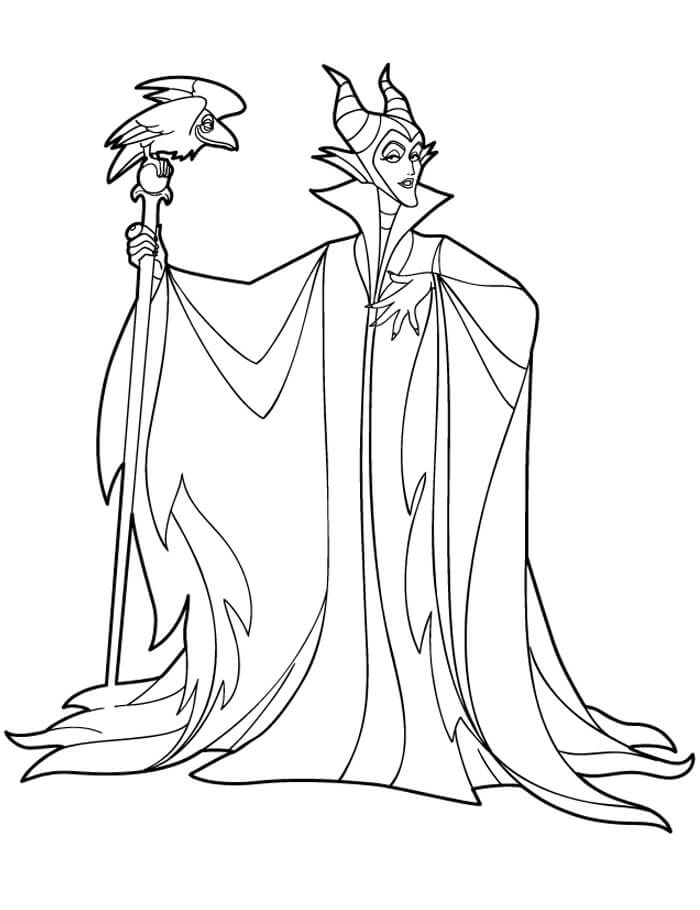 Maleficent Disney Villain Coloring Game Maleficent Disney Villain