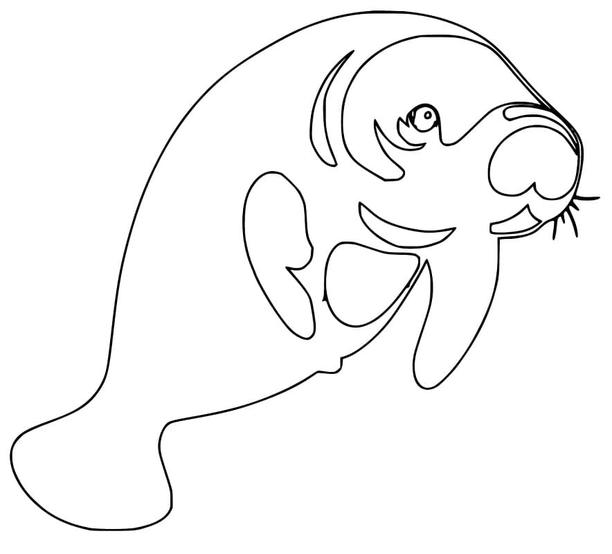 Manatee Printable