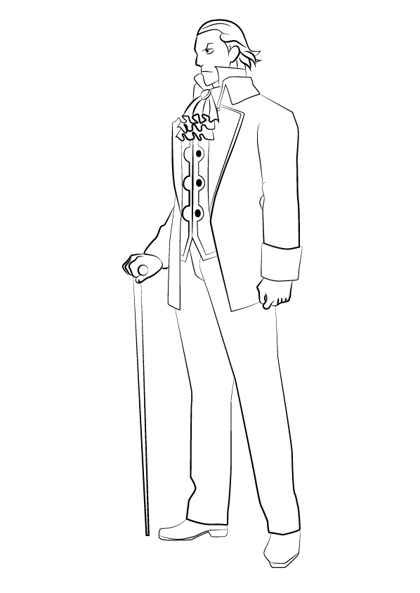 Manfred von Karma from Ace Attorney