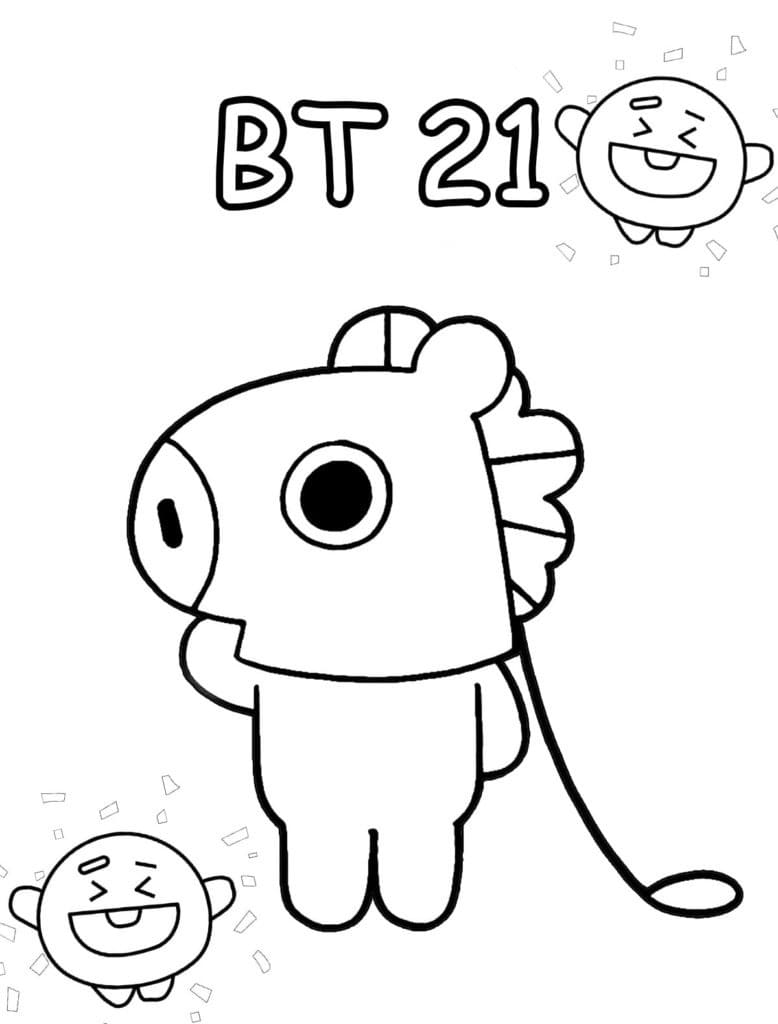 Mang and Cooky in BT21