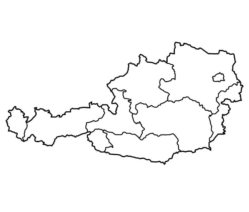Map of Austria