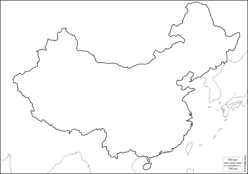 Map of China 2 Coloring Game Map of China 2