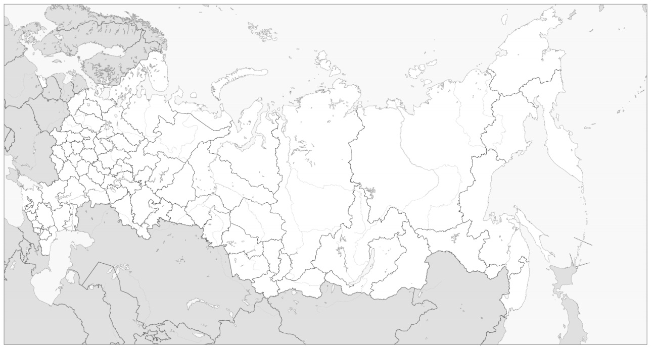 Map of Russia 1 Coloring Game Map of Russia 1