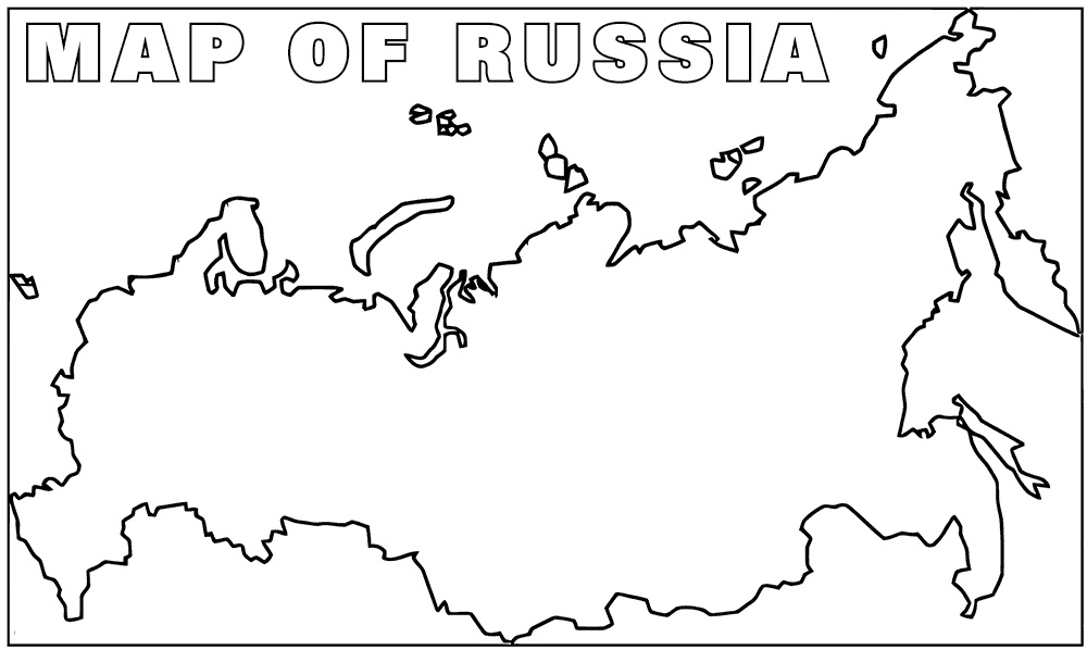 Map of Russia Coloring Game Map of Russia