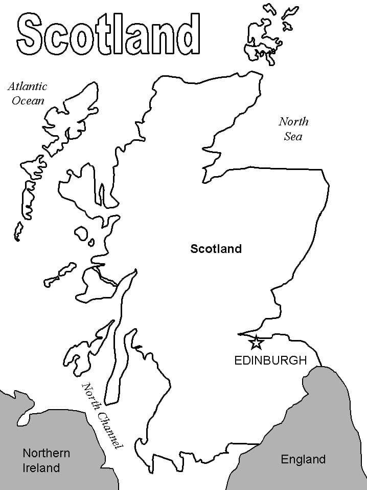 Map of Scotland