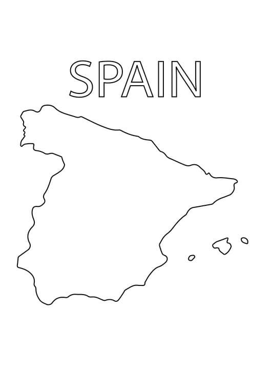 Map of Spain